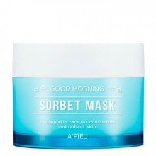 A'pieu Утренняя увлажняющая маска-сорбет для лица Good Morning Sorbet Mask, 105 мл